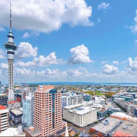 Top Floor Harbour View And Skytower View Apartment In Cbd Auckland Zewnętrze zdjęcie